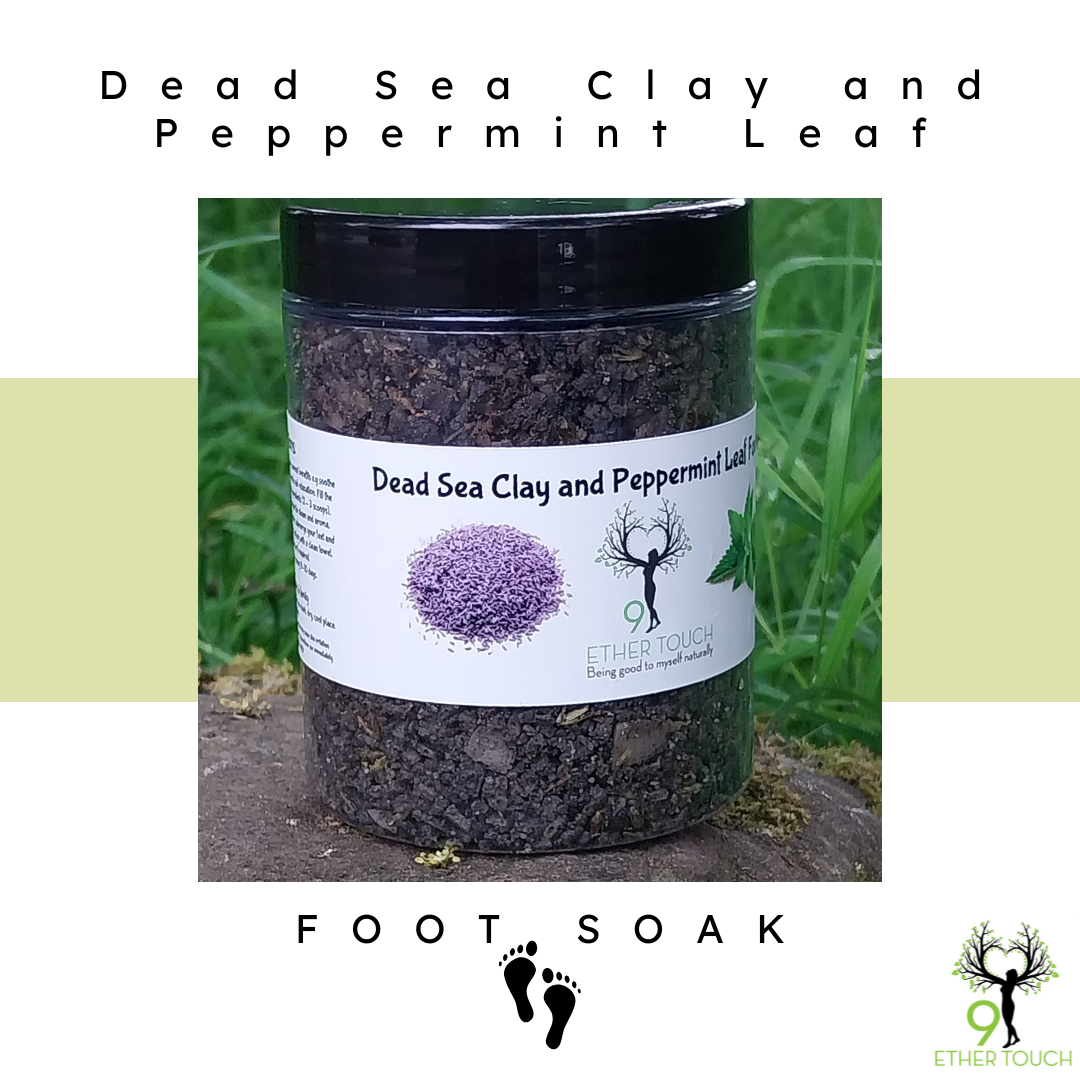 Dead Sea Clay and Peppermint Leaf Foot Soak 135g