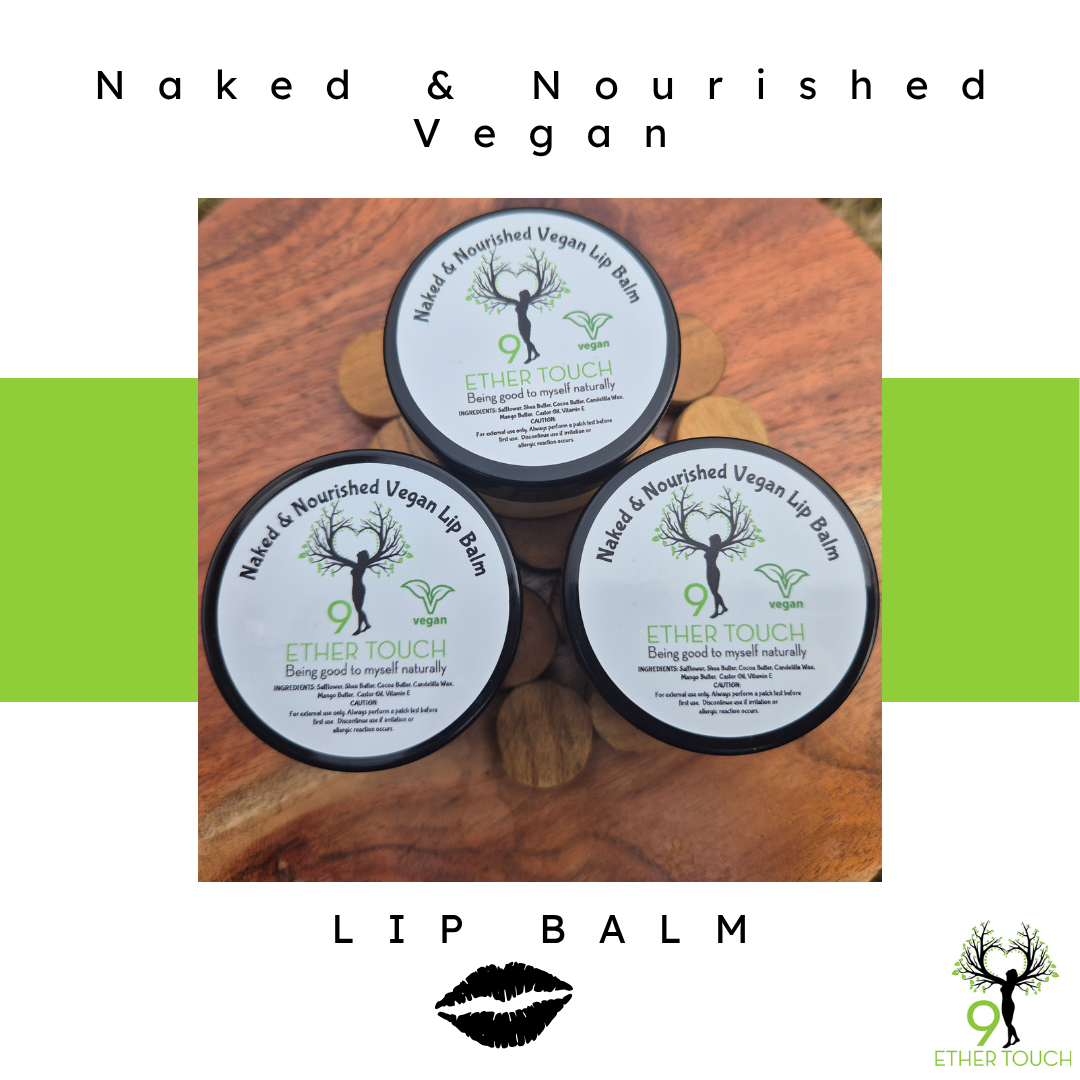 Naked & Nourished Vegan Lip Balm 25ml