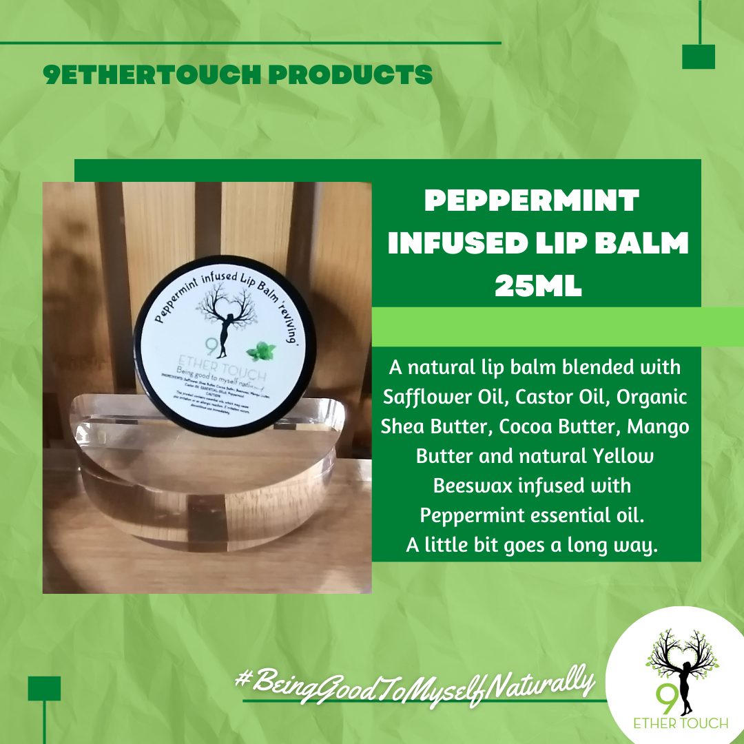 Peppermint infused Lip Balm 25ml