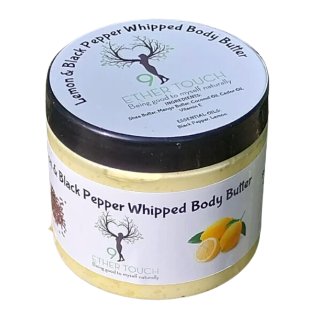 Lemon & Black Pepper Whipped Body Butter 120g