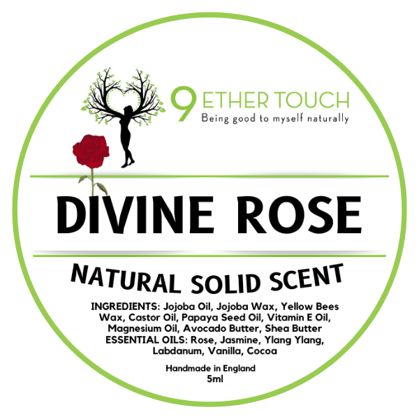 9ET Solid Scent - Divine Rose 5ml