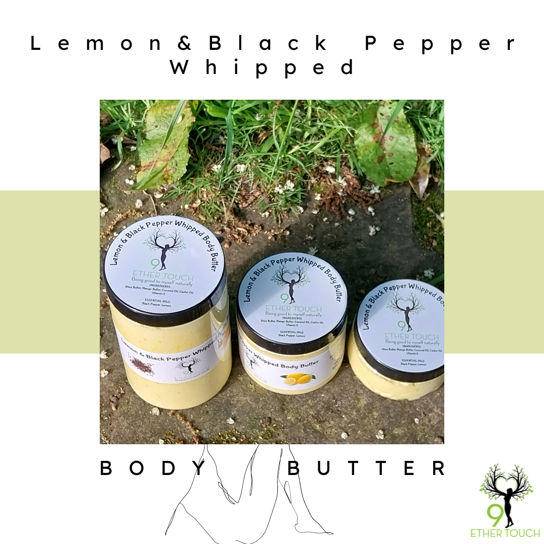 Lemon & Black Pepper Whipped Body Butter