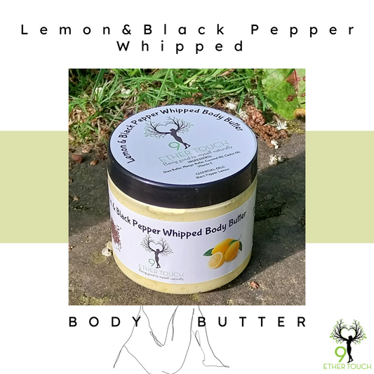 Lemon & Black Pepper Whipped Body Butter 120g