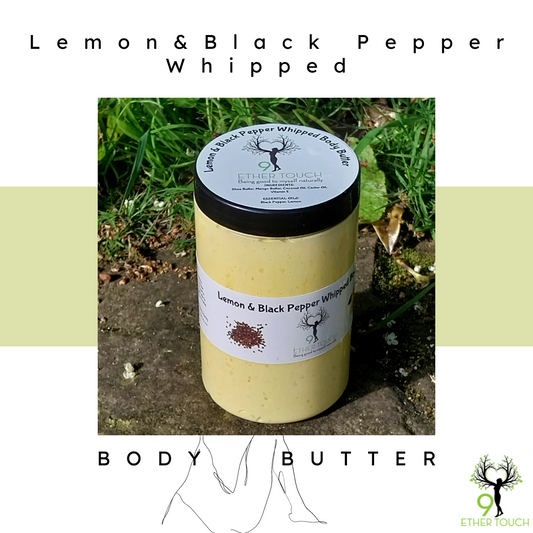 Lemon & Black Pepper Whipped Body Butter 240g