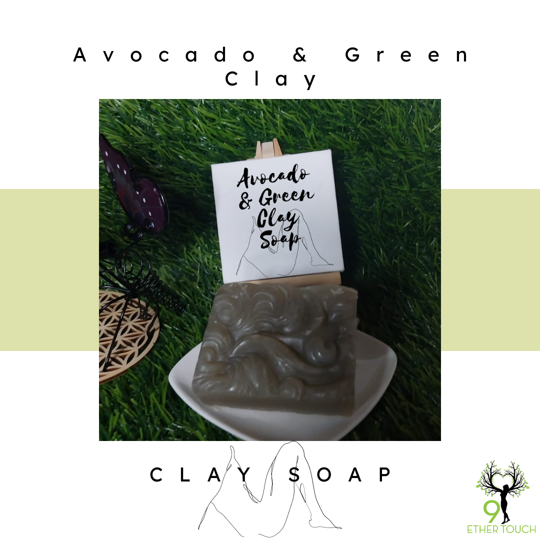 Avocado & Green Clay Soap 95g [Total 5 Soaps]