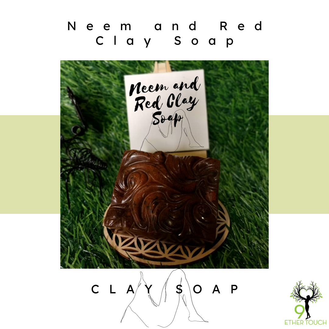 Neem and Red Clay Soap 95g  [Total 5 Soaps]