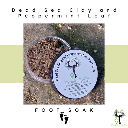 Dead Sea Clay and Peppermint Leaf Foot Soak 100g