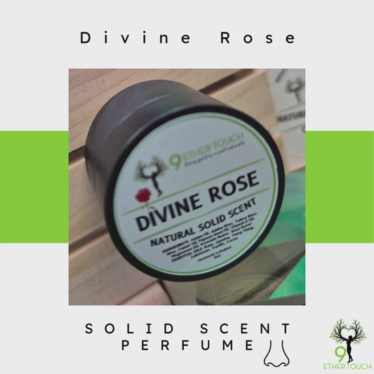 9ET Solid Scent - Divine Rose 15ml