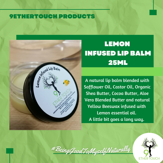 Lemon infused Lip Balm 25ml
