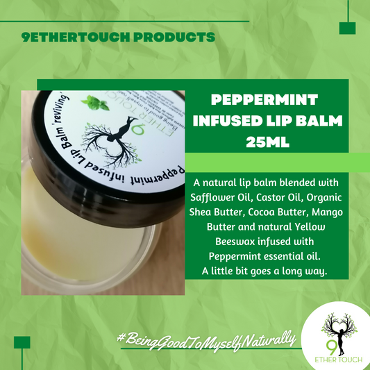 Peppermint infused Lip Balm 25ml