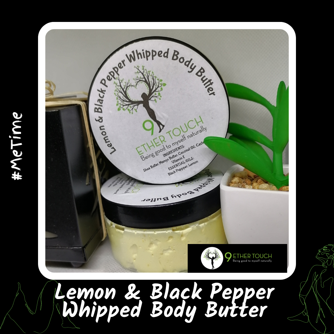 Lemon & Black Pepper Whipped Body Butter